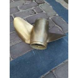 Bronzen propeller schroef vintage NIEUW