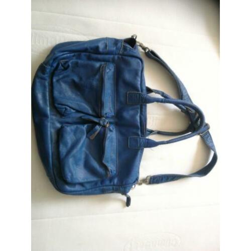 cowboy's bag blauw Large