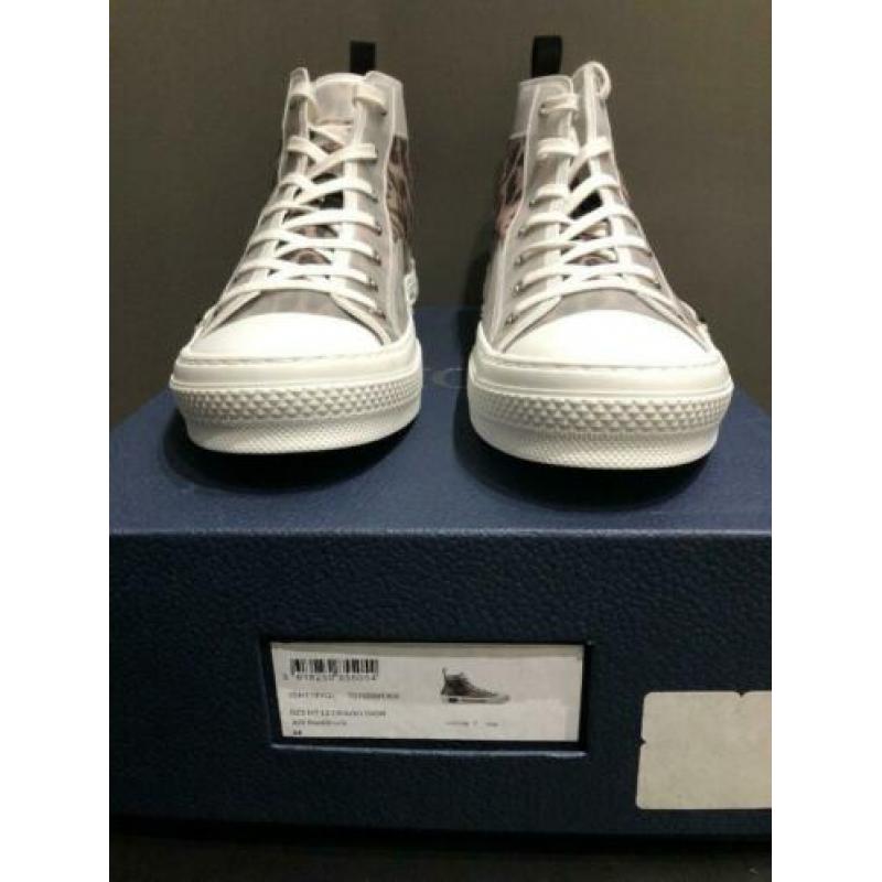 DIOR B23 High Top Sneakers Leopard