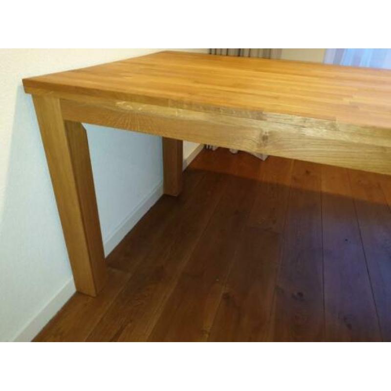 Eettafel eiken 180x90x78