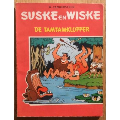 Suske en Wiske de tamtamklopper nr.10 1964 1e druk heruitgav