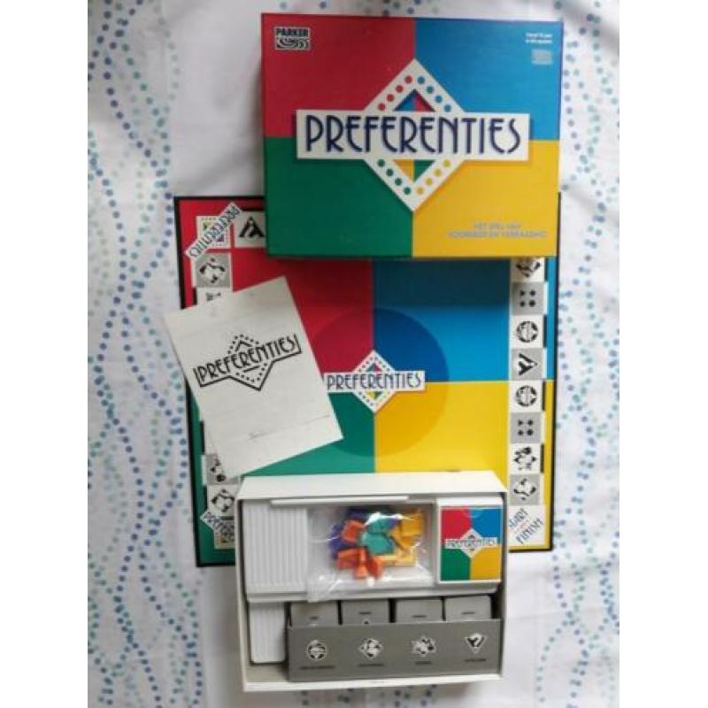 Bordspel Preferenties van Parker.