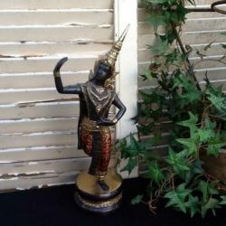 Bronzen beeldje van Thaise danseres