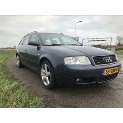 Audi A6 3.0 Avant Quattro 162 KW AUT 2004 Blauw Nieuwe Apk