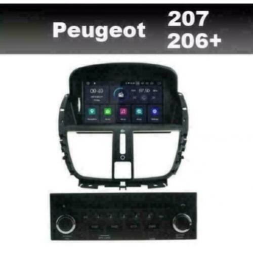 Peugeot 207 206+ navigatie radio android 9.0 wifi dab+ 16gb