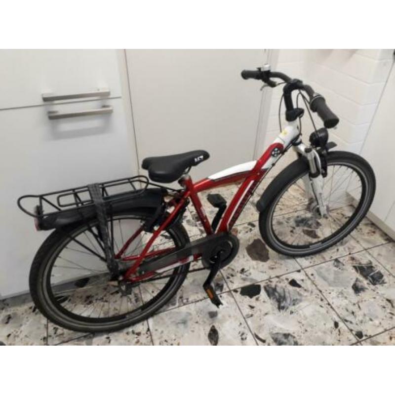 jongensfiets Batavus Snake 24 inch 3 Nexus, red & white