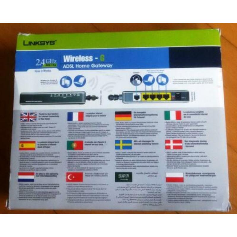 Linksys Draadloos ADSL home gateway