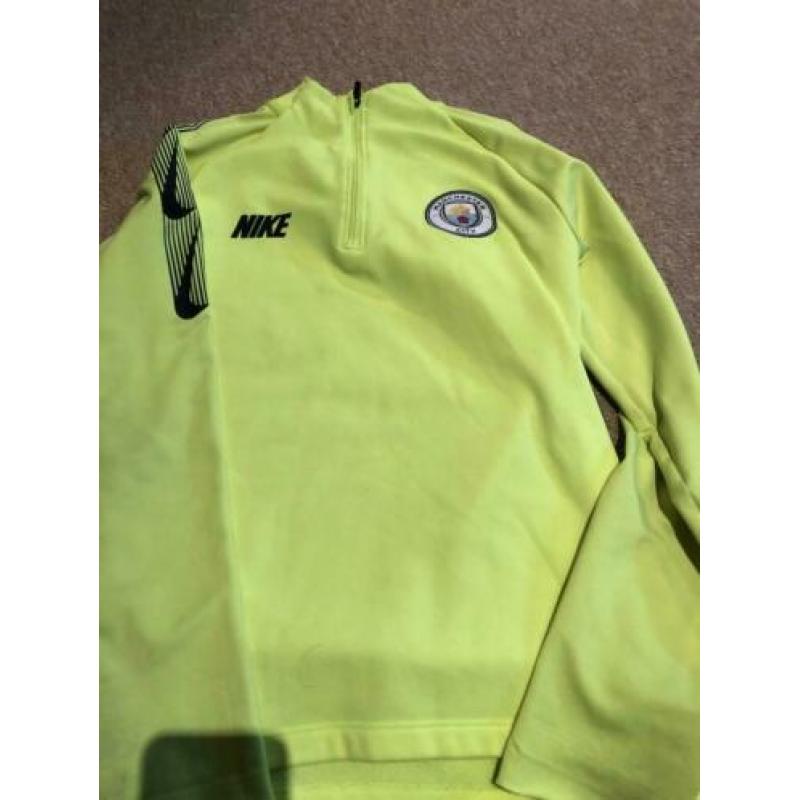 Manchester city nike drilltop maat 137-147 cm maat m