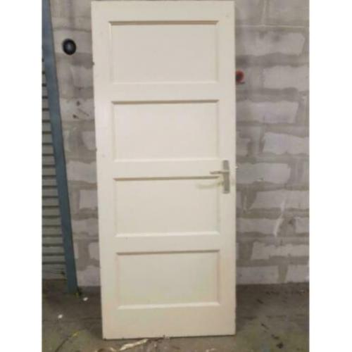 4 vaks paneeldeur jaren 30 82,5x201 cm