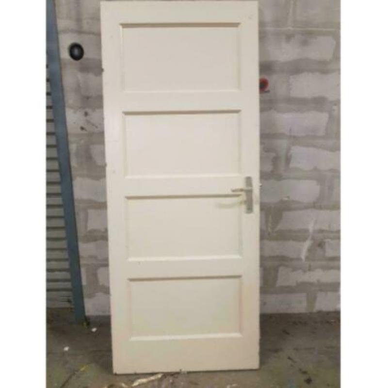 4 vaks paneeldeur jaren 30 82,5x201 cm
