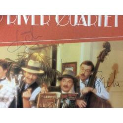 LP gesigneerd: The Deep River Quartet Star Spangled Rhythm