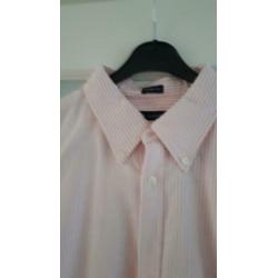RALF LAUREN roze wt gestreepte blouse