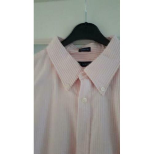 RALF LAUREN roze wt gestreepte blouse