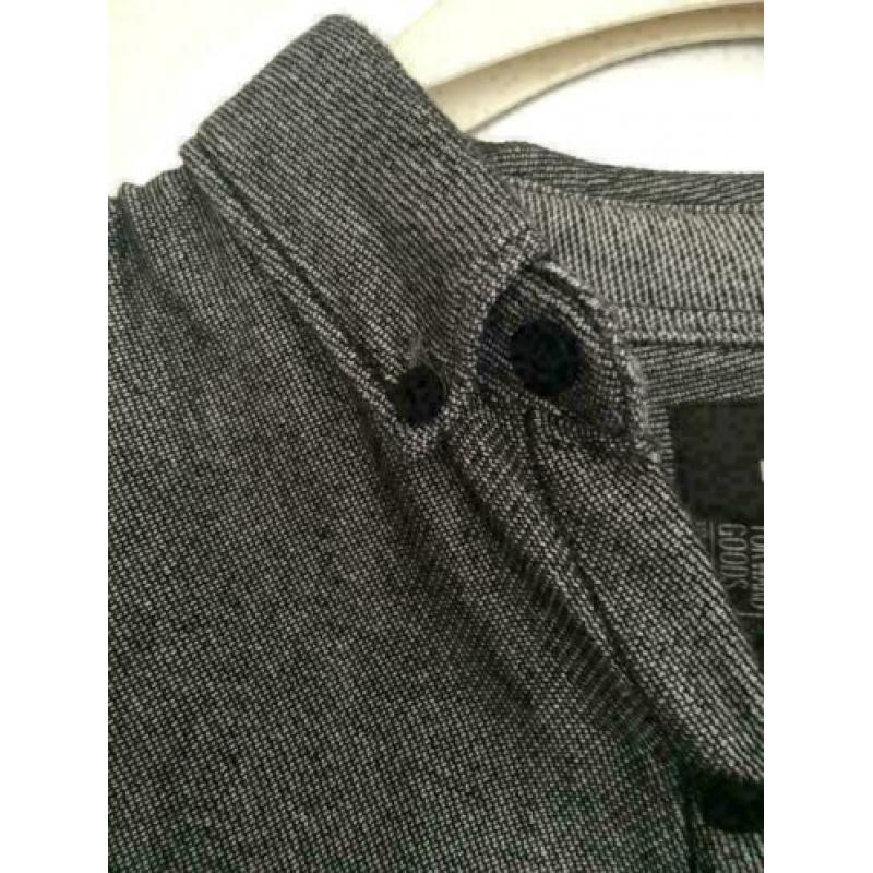 C50 WE: grijs katoenen blouse overhemd Maat M