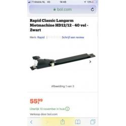 Rapid Classic Langarm Nietmachine HD12/12