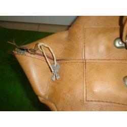 vintage dokterstas/weekendtas met hengsels en slot,40cm br