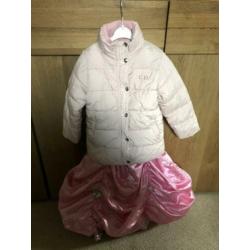 Carnaval princesse jurk met jas van CD maat 104