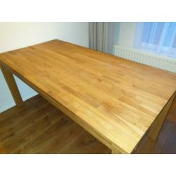 Eettafel eiken 180x90x78