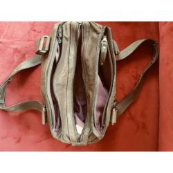 Spikes & Sparrow tas leer. bruin