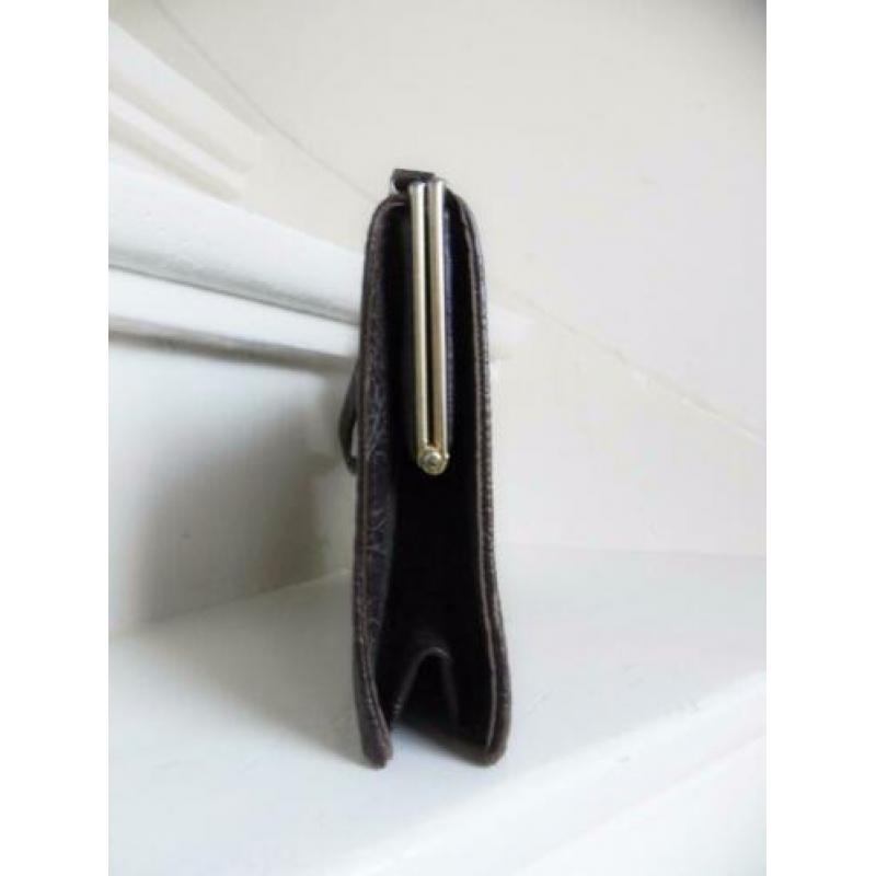 1920 VINTAGE croco handtas knip