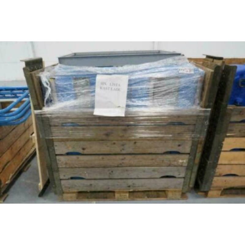 demontabele houten krat 100x120x 90, hooi, hout, planten
