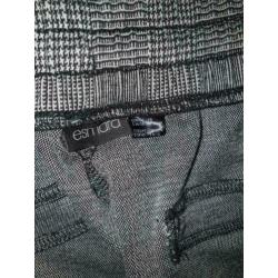 Broek in joggingstijl pantalon | mt S | grijs geruit | ZGAN