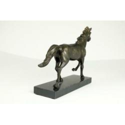 Sierlijk Beeld van een Paard Gietijzer Nieuw