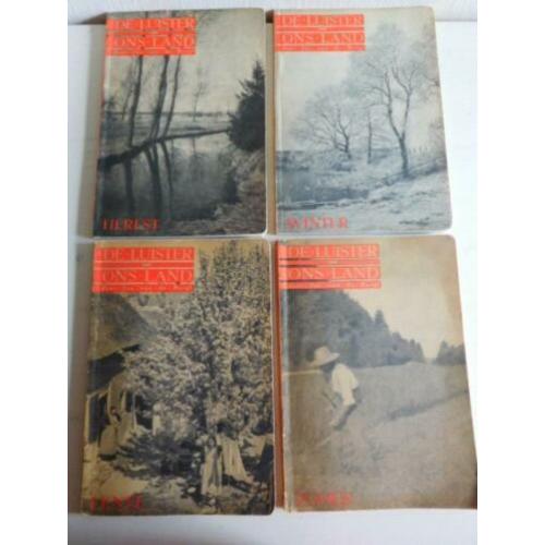 4 x De luister van ons land - Winter -Herfst -Zomer - Lente