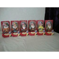6 Walt disney dwergen uitg. door Simba in verpakking