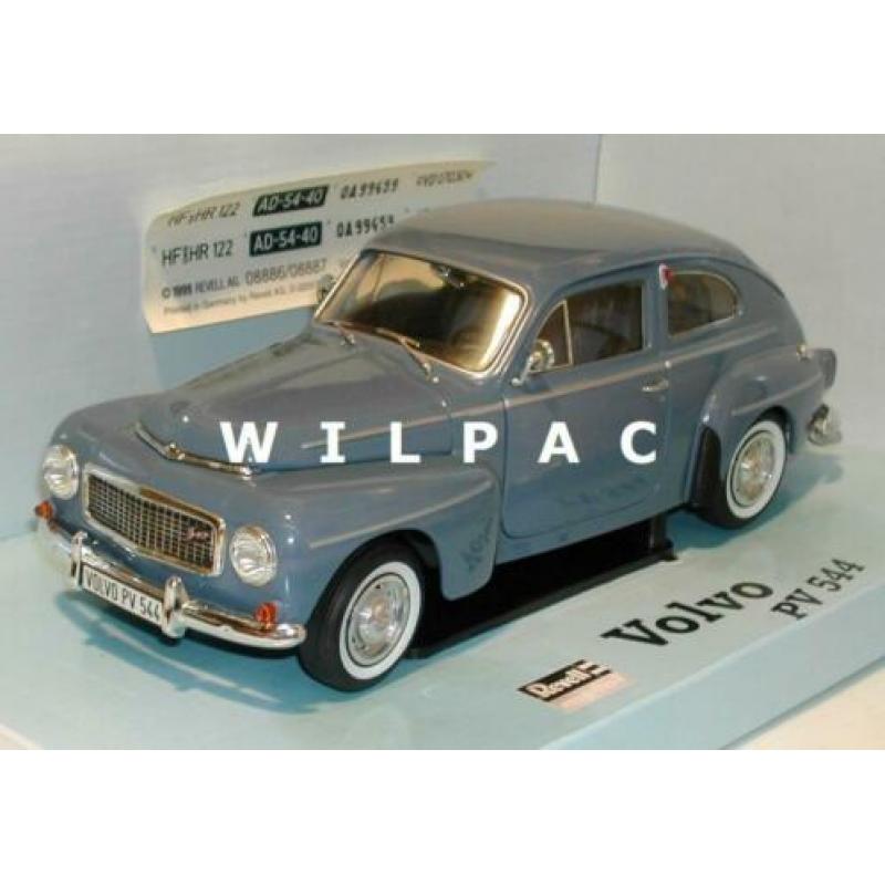 Revell. Volvo. PV544 kattenrug geel schaal 1:18 wenskleur .