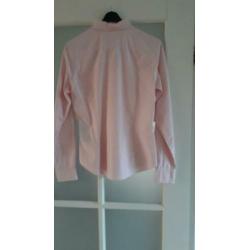 RALF LAUREN roze wt gestreepte blouse