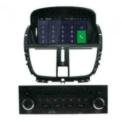 Peugeot 207 206+ navigatie radio android 9.0 wifi dab+ 16gb