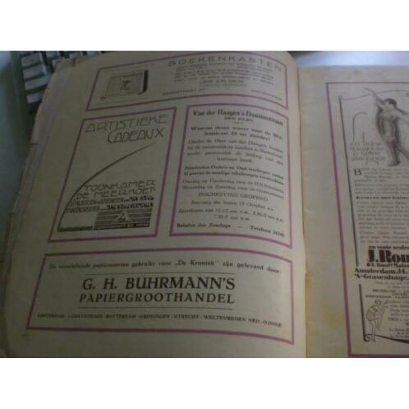 Art Deco tijdschrift De Kroniek september 1928 Louis Vuitton