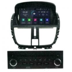 Peugeot 207 206+ navigatie radio android 9.0 wifi dab+ 16gb