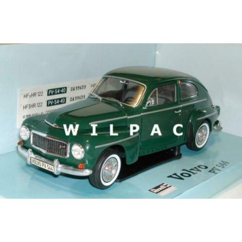 Revell. Volvo. PV544 kattenrug geel schaal 1:18 wenskleur .
