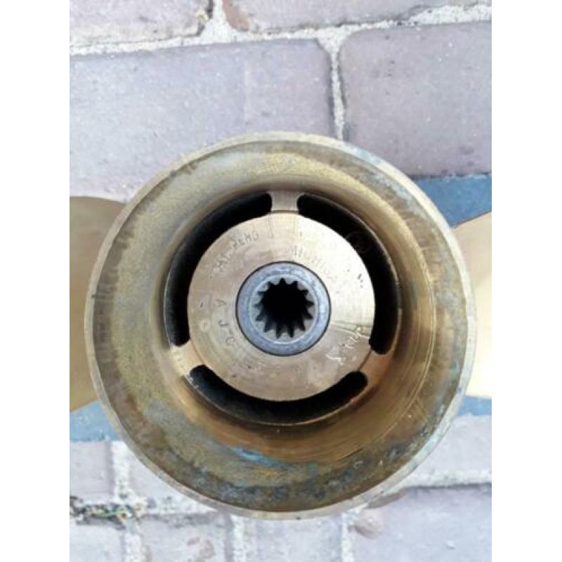 Bronzen propeller schroef vintage NIEUW