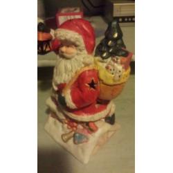 Kerstman groot keramiek
