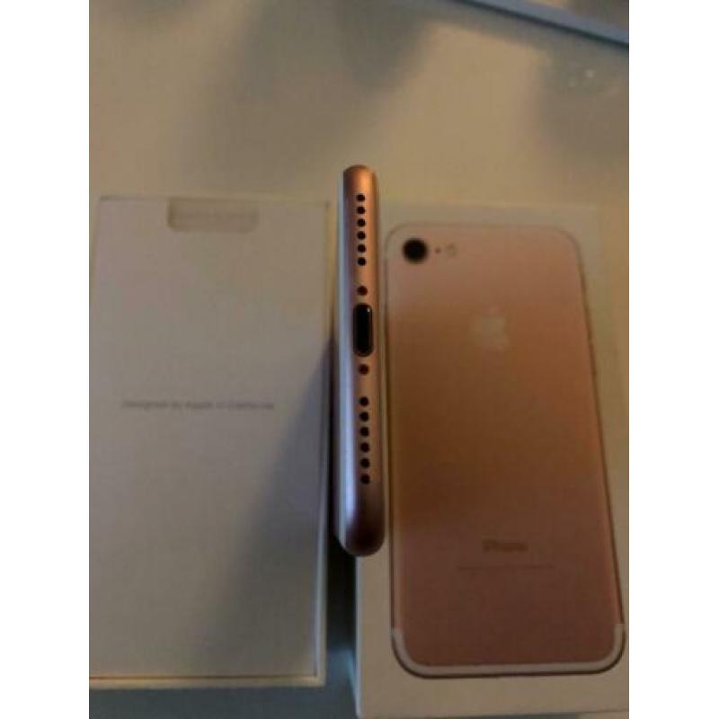 IPhone 7 roos gold 32gb compleet met doos
