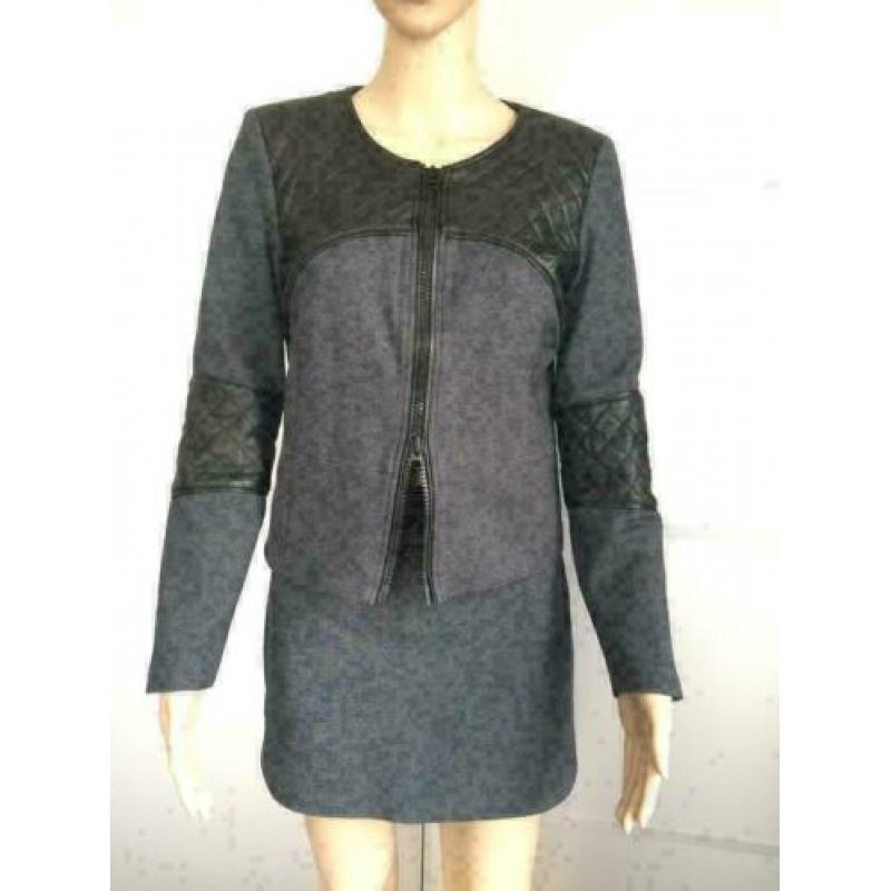 C377 Supertrash Set Maat M=38/40 jasje+rok mantelpak kostuum
