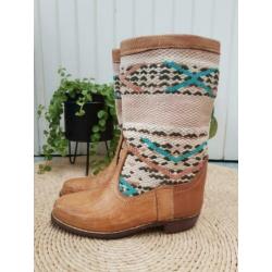 Kiboots Ibiza kelim laarzen maat 38 western boots boho