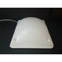 Space Age vorm Plafonniere of Wandlamp Acryl Kap ZIE INFO
