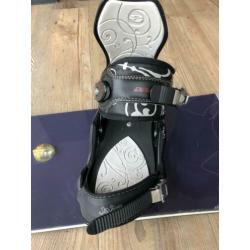 Snowboard met bindingen 153 cm