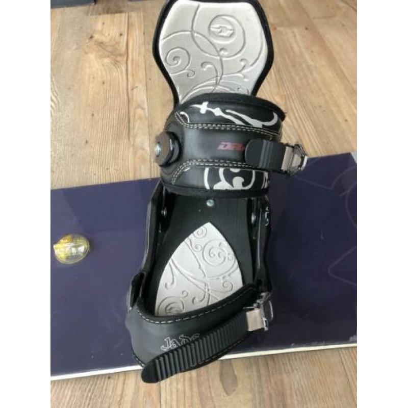 Snowboard met bindingen 153 cm