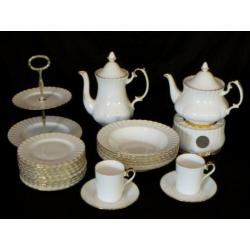 Royal Albert VAL D'OR servies (zie alle foto's!)