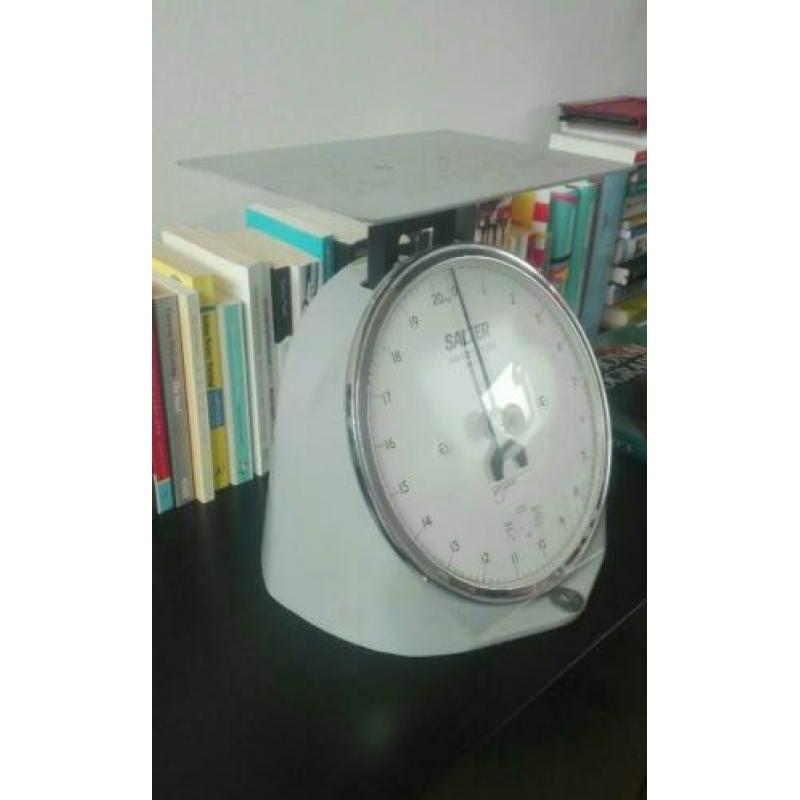 vintage weegschaal PTT, Salter 20kg