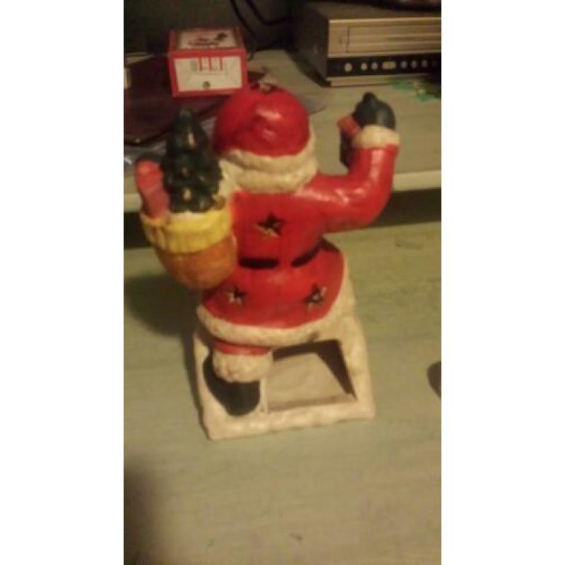 Kerstman groot keramiek