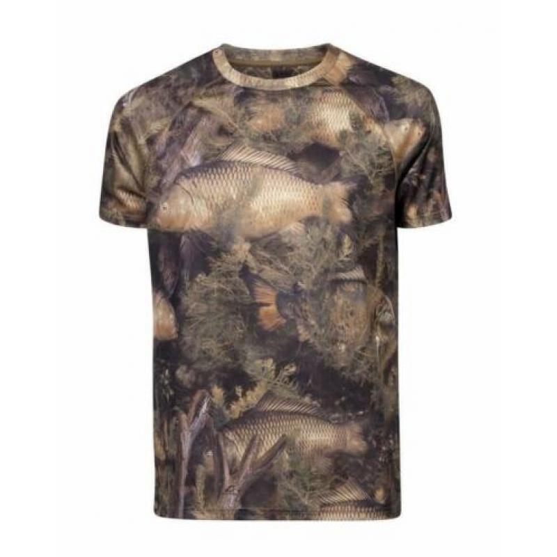 Fishouflage karper shirt