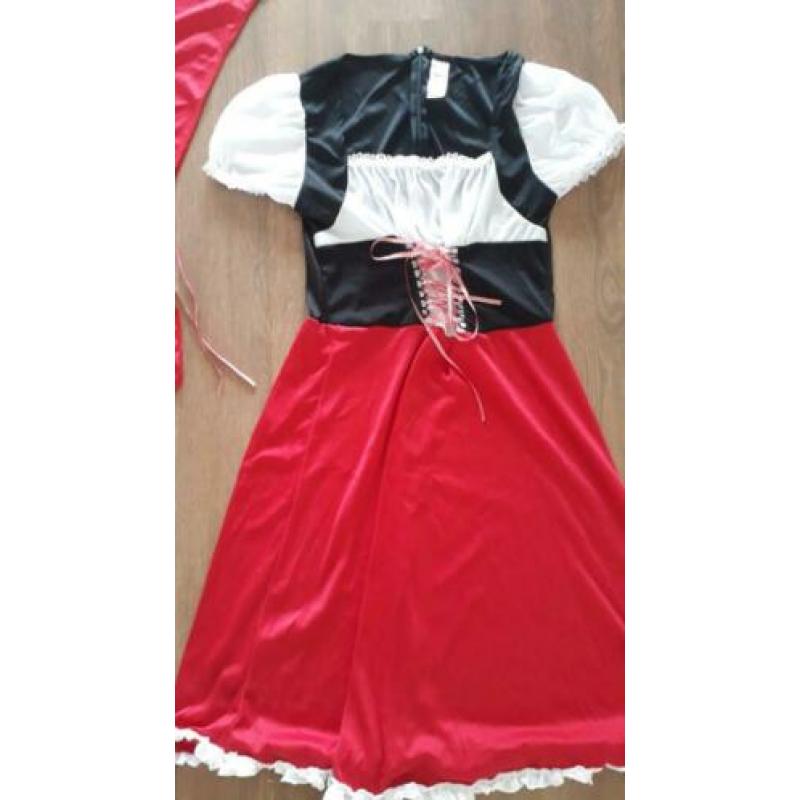 Carnaval outfit roodkapje maatM