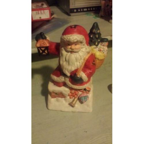 Kerstman groot keramiek