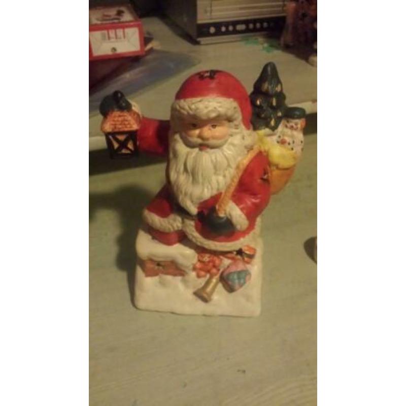 Kerstman groot keramiek